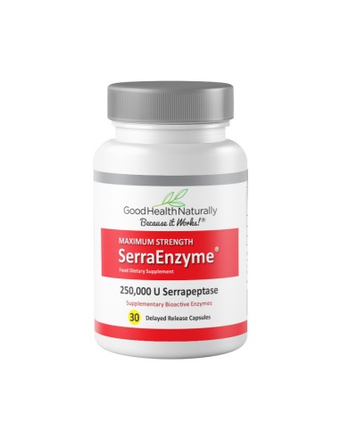 Serra Enzyme® 250,000IU Maximum Strength Serrapeptase- 30 Capsules