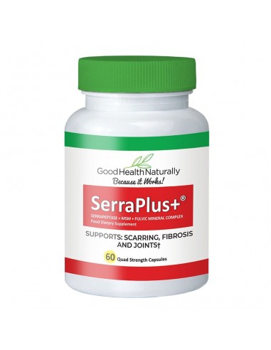 SerraPlus+® 80,000IU - 60 Serrapeptase Capsules