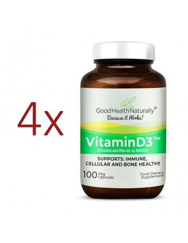 Vitamin D3 (4000 IU) - Buy 3 Get 1 FREE