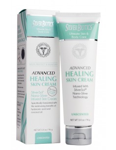 Silver Biotics Advanced Healing Skin Cream Unscented 3.4oz