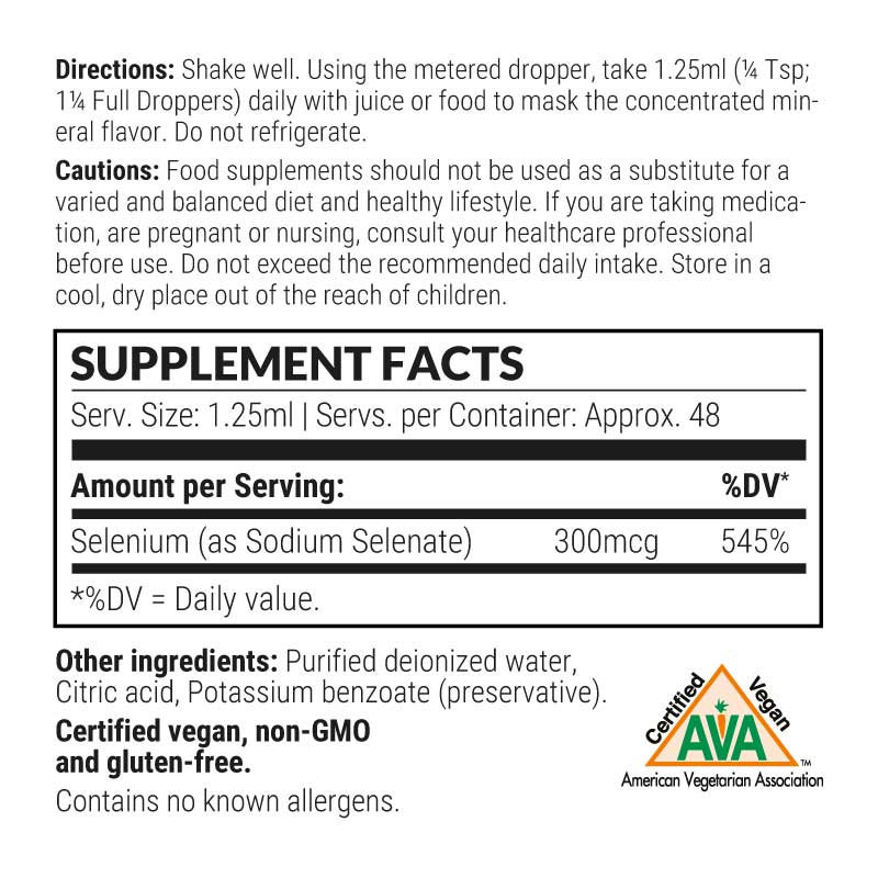 Ionic Selenium label