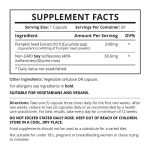 Pumpkin Seed Extract Supplement Facts